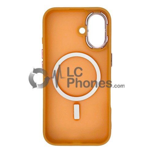 iPhone 16 - Magnetic Color Matte Case Orange