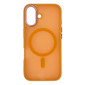 iPhone 16 - Magnetic Color Matte Case Orange