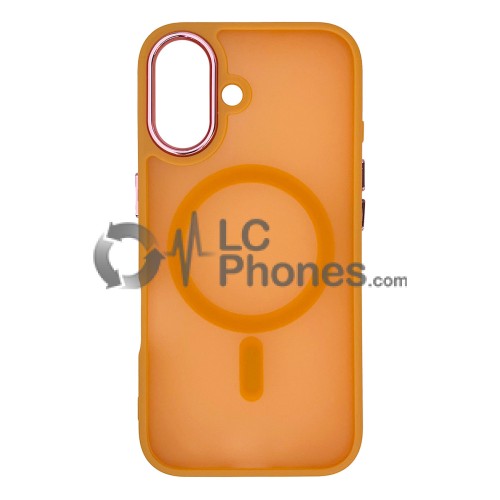 iPhone 16 - Magnetic Color Matte Case Orange