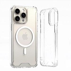 iPhone 16 - Glossy TPU Corner Reinforced Case MagSafe Compatible Clear