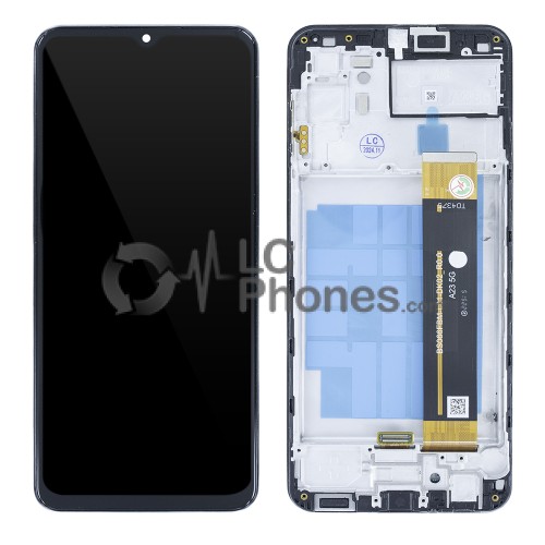 Samsung Galaxy A23 5G A236 - Full Front LCD Digitizer with Frame Black