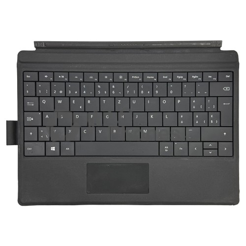 Microsoft Surface Pro - Detachable Keyboard Swiss Multilingual Layout Black (Original Used) Grade A/B