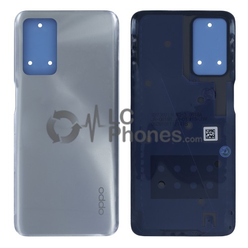 OPPO A16 CPH2269 / A16s CPH2271 / A54s CPH2273 - Battery Cover with Adhesive Silver < Service Pack >