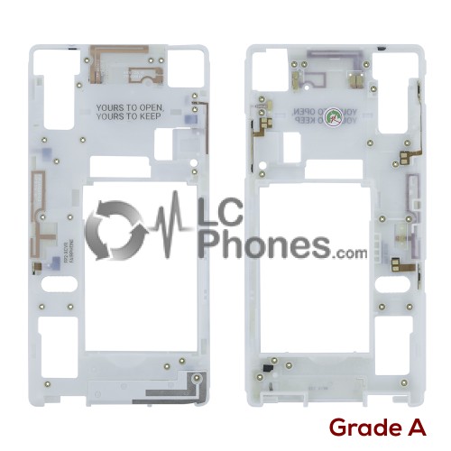 FairPhone 2 - Middle Frame White ( Original Used ) Grade A