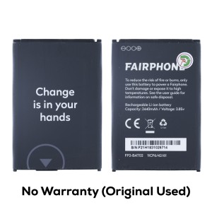 FairPhone 2 - Battery FP2-BAT02 2440mAh 3.85V  No Warranty