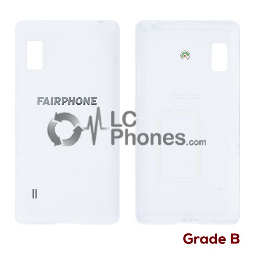 FairPhone 2 - Back Housing Cover White ( Original Used ) Grade B