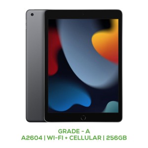 iPad 10.2 9th Gen (2021) A2604 Wi-Fi + Cellular 256GB Grade A