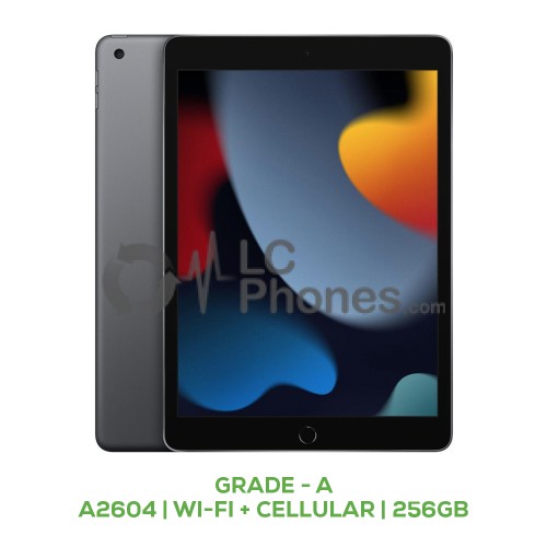 iPad 10.2 9th Gen (2021) A2604 Wi-Fi + Cellular 256GB Grade A