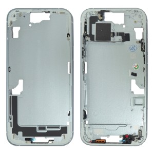 iPhone 15 Plus - Middle Housing Frame with Buttons Blue  Grade A