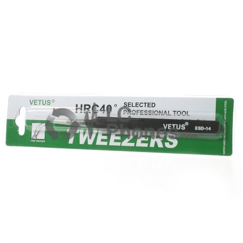 VETUS ESD 14 Anti-Static Steel Super Fine Tip Tweezer