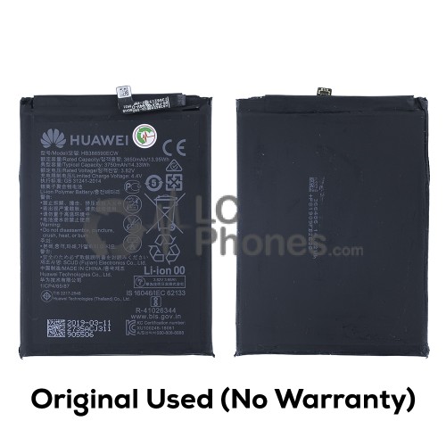 Huawei Honor 8X - Original Used Battery HB386590ECW 3650mAh 13.95Wh ( No Warranty )