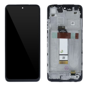 Xiaomi Redmi Note 10 5G/ Redmi Note 10T 5G / Poco M3 Pro 5G - Full Front LCD Digitizer with Frame Black 