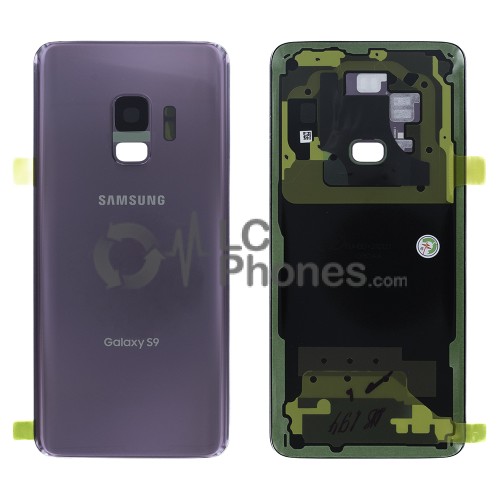 Samsung Galaxy S9 G960 - Battery Cover with Adhesive & Camera Lens Lilac Purple < Service Pack >