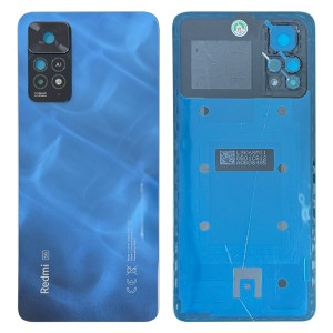 Xiaomi Redmi Note 11 Pro 5G - Battery Cover with Camera Lens and Adhesive Atlantic Blue 