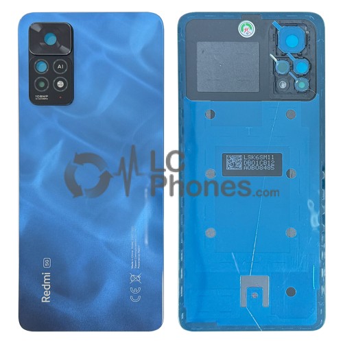 Xiaomi Redmi Note 11 Pro 5G - Battery Cover with Camera Lens and Adhesive Atlantic Blue < Service Pack >