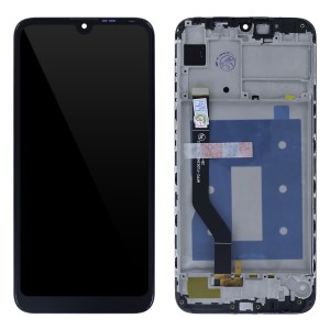 Huawei Y7 (2019) - Full Front LCD Digitizer with Frame Black