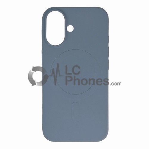 iPhone 16 - Liquid Silicone Case MagSafe Compatible Grey