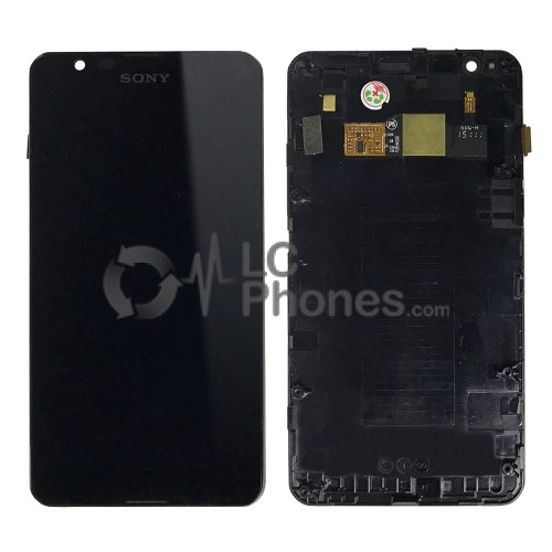 Sony Xperia E4G E2033 E2043 E2003 - Full Front LCD Digitizer With Frame Black