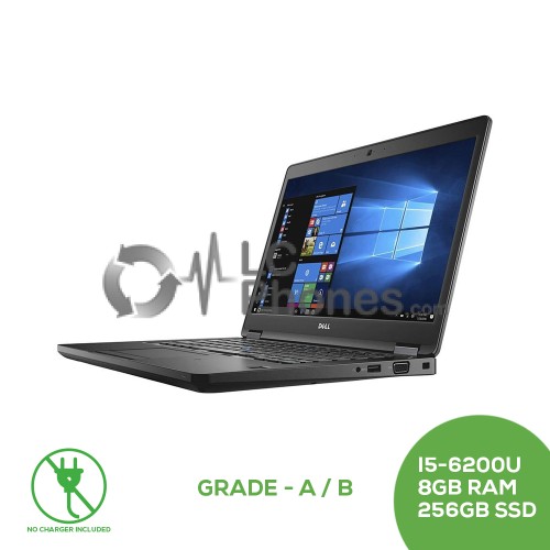 Dell	Latitude 5480 14" - Core i5 i5-6200U 2.30GHz 8GB RAM 256GB SSD / Grade A/B