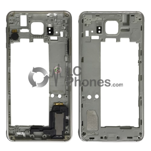 Samsung Galaxy Alpha G850F - Middle Frame Silver Full Assembled