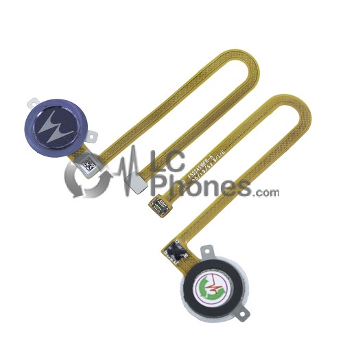 Motorola Moto G8 Power Lite XT2055-1 XT2055-2 XT2055-4 - Fingerprint Sensor Flex Cable Blue