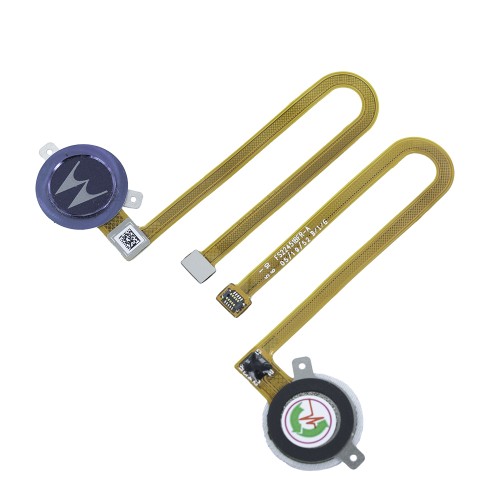 Motorola Moto G8 Power Lite XT2055-1 XT2055-2 XT2055-4 - Fingerprint Sensor Flex Cable Blue