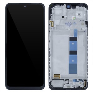 Xiaomi Redmi Note 12 4G 23021RAAEG, 23021RAA2Y, 23027RAD4I, 23028RA60L - Full Front LCD Digitizer with Frame Black 