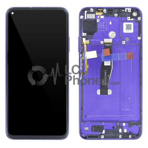 Huawei Nova 5T / Honor 20 - Full Front LCD Digitizer With Frame Midsummer Purple ( Original Remaded )