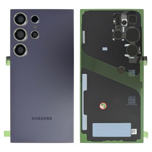 Samsung Galaxy S24 Ultra 5G S928 - Battery Cover with Camera Lens and Adhesive Titanium Violet 