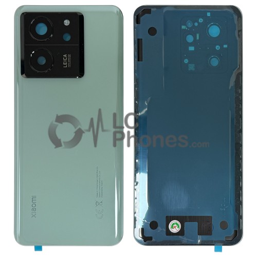 Xiaomi 13T 5G 2306EPN60G / 13T Pro 5G 23078PND5G - Battery Cover with Adhesive & Camera Lens Meadow Green