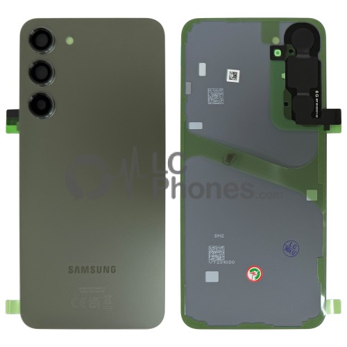 Samsung Galaxy S23+ 5G S916 - Battery Cover with Camera Lens and Adhesive Green < Service Pack >