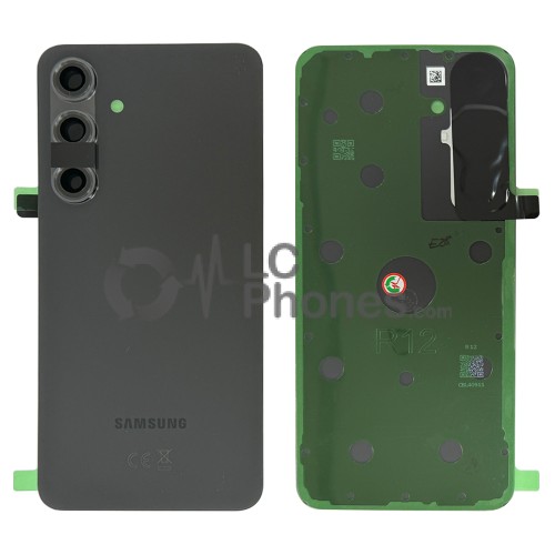 Samsung Galaxy S24 FE 5G S721 - Battery Cover with Adhesive & Camera Lens Graphite < Service Pack >