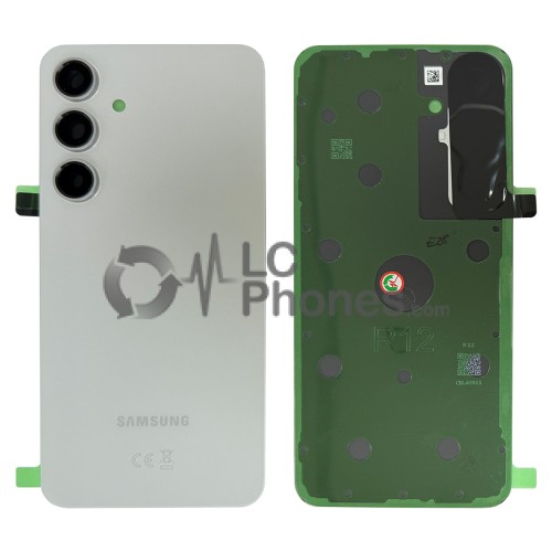 Samsung Galaxy S24 FE 5G S721 - Battery Cover with Adhesive & Camera Lens Grey < Service Pack >