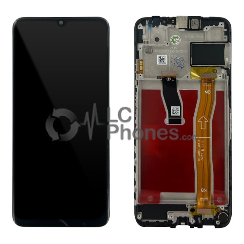 Huawei Nova Y70 - Full Front LCD Digitizer Black with Frame  < Service Pack >