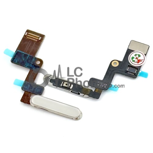 iPad Air 4th Gen (2020) A2316 A2324 A2325 A2072 - Fingerprint Button Flex Cable Silver