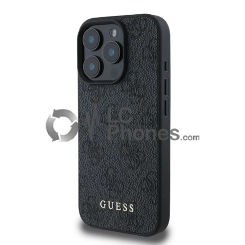 iPhone 16 Pro Max - Guess 4G Classic Rigide Case Black
