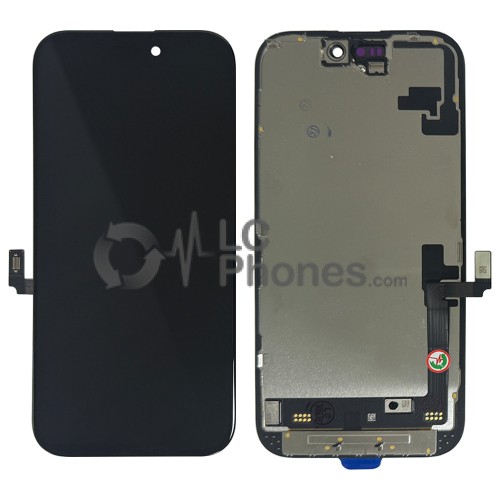 iPhone 16 - Full Front OLED Digitizer Black ( Original Remaded)