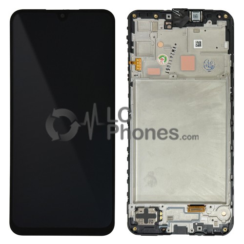 Samsung Galaxy A16 A165 - Full Front LCD Digitizer with Frame Black < Service Pack >