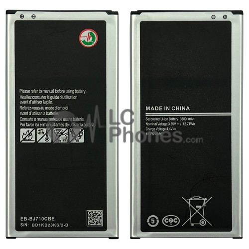 Samsung Galaxy J7 J710 2016 - Battery EB-BJ710CBE 3300mAh 12.71Wh