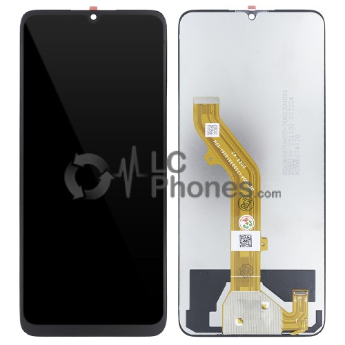 TCL 505 509K - Full Front LCD Digitizer Black