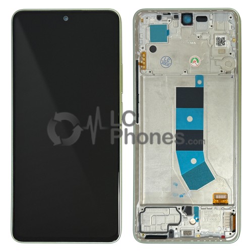 Xiaomi Redmi Note 13 4G 23129RAA4G, 23124RA7EO - Full Front LCD Digitizer with Frame Mint Green < Service Pack >