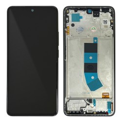 Xiaomi Redmi Note 13 4G 23129RAA4G, 23124RA7EO - Full Front LCD Digitizer with Frame Midnight Black 