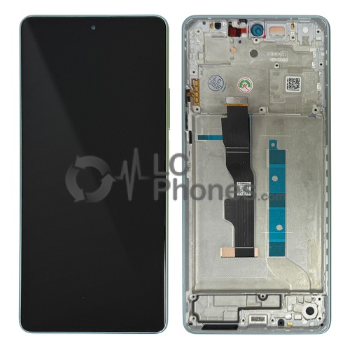 Xiaomi Redmi Note 13 5G 2312DRAABG, 2312DRAABI - Full Front LCD Digitizer with Frame Ocean Teal < Service Pack >