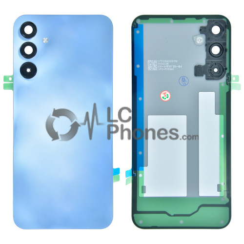 Samsung Galaxy A15 A155 - Battery Cover with Adhesive & Camera Lens Optimistic Blue