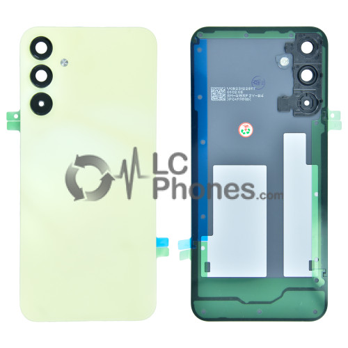 Samsung Galaxy A15 A155 - Battery Cover with Adhesive & Camera Lens Personality Yellow
