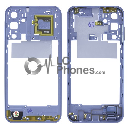 Samsung Galaxy A15 A155 - Middle Frame Optimistic Blue
