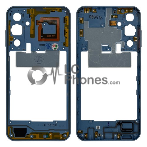 Samsung Galaxy A25 5G A256 - Middle Frame Optimistic Blue