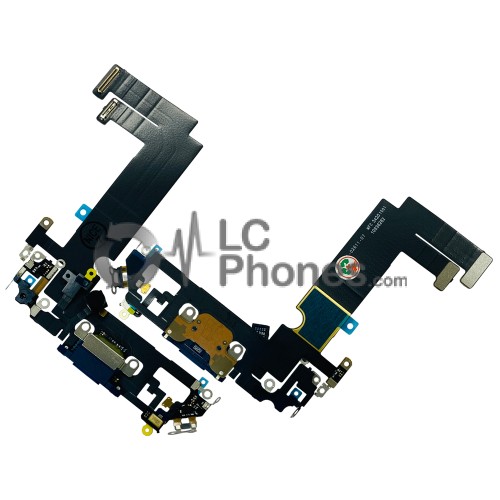 iPhone 12 Mini - Dock Charging Connector Flex Blue (Original) Take Out