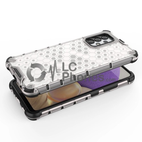 Samsung Galaxy A13 5G A136 - Honeycomb Armor TPU Bumper Case Clear