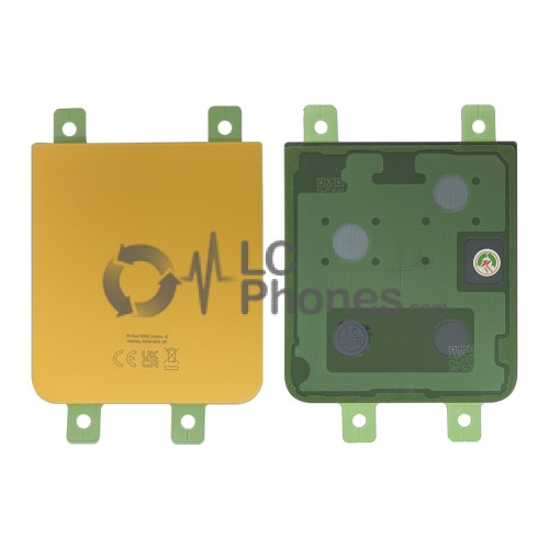 Samsung Galaxy Z Flip5 SM-F731B - Battery Cover with Adhesive Yellow < Service Pack >